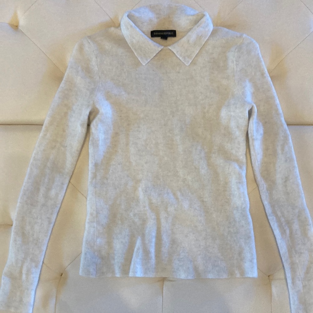 Wool banana republic collared sweater